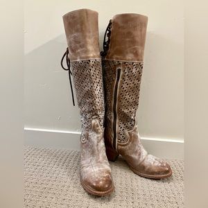 Freebird Creek Cutout Knee High Boots